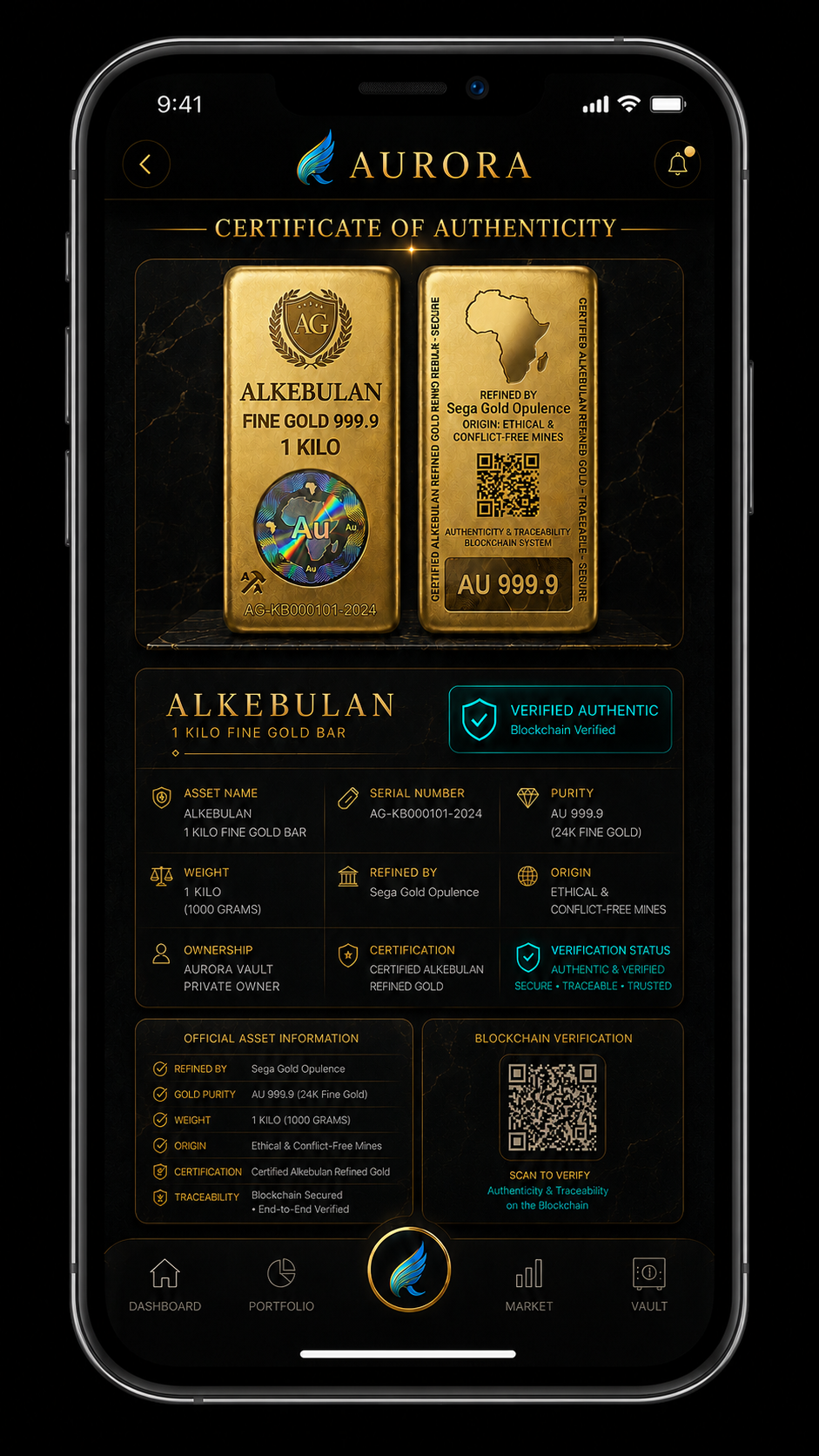 AURORA Certificate