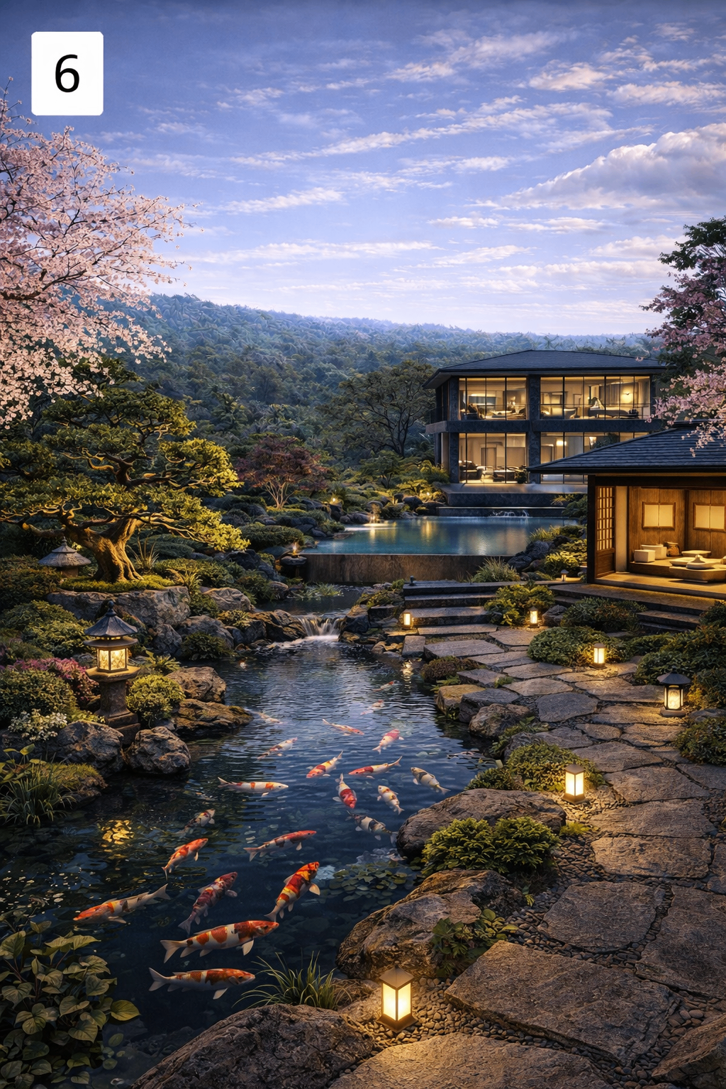 Garden and water vision